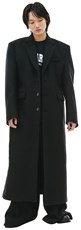 VETEMENTS Black Oversized Coat 225164